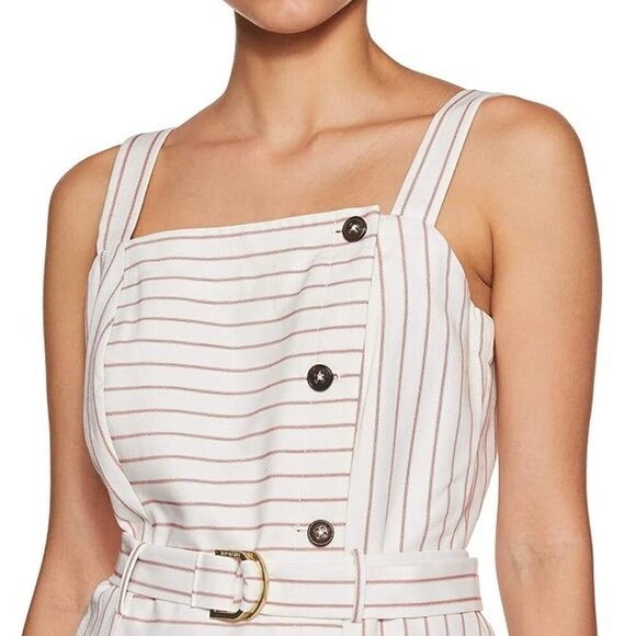 Tommy Hilfiger Preppy Marine Striped Red White Cotton Knee length Dress Size 10 - Picture 5 of 16